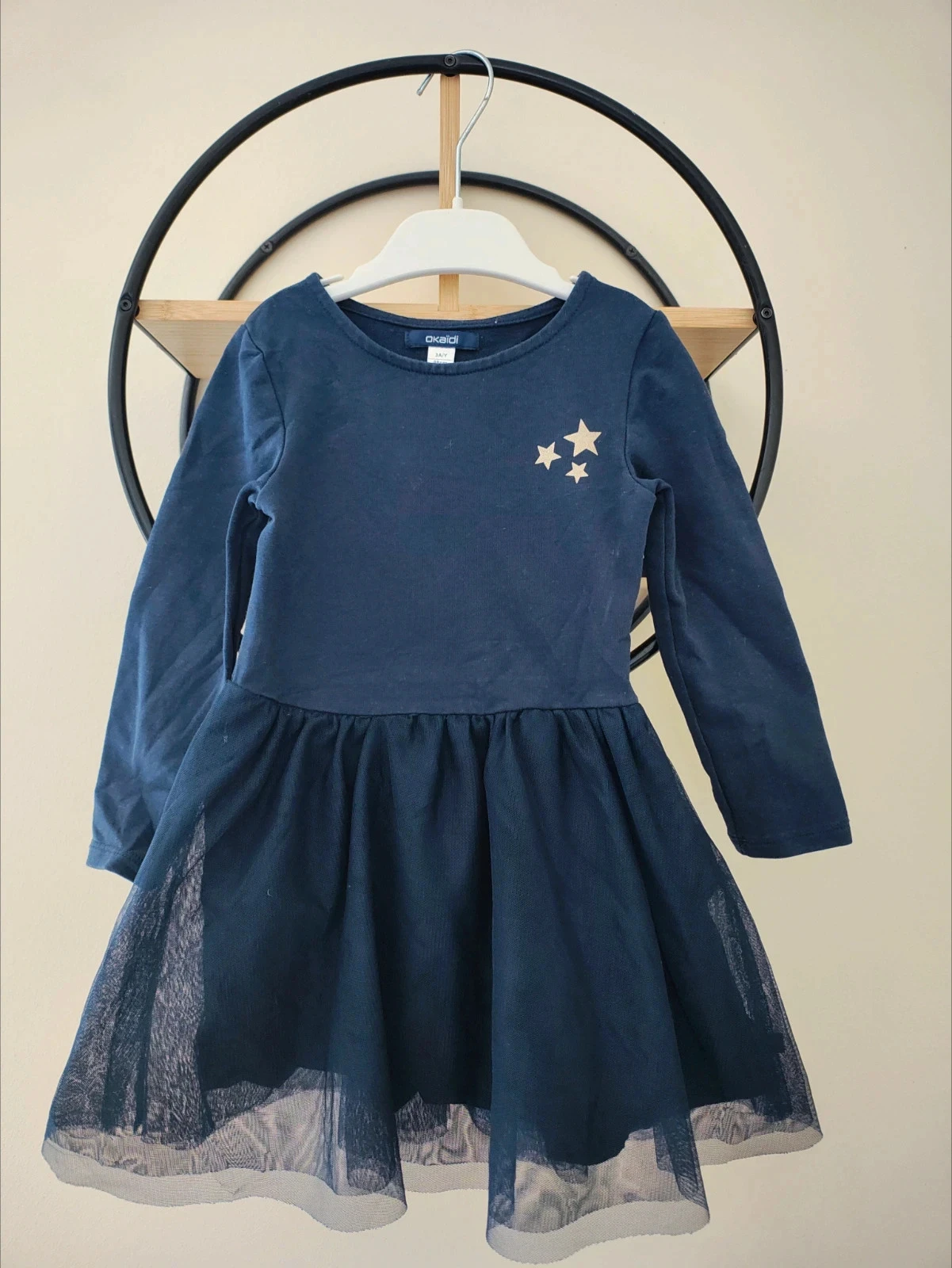 3 ans robe bi matière Okaïdi